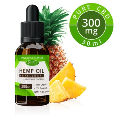 Delta Botanicals Hemp Oil 300 mg Pineapple