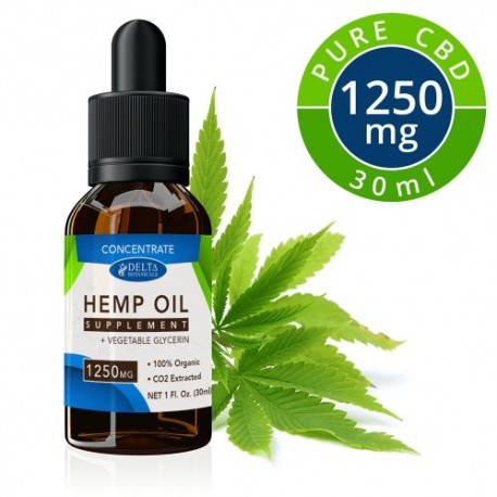 Delta Botanicals Hemp oil 1250 mg Concentrate