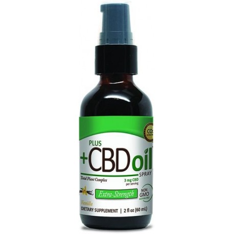 CBD Oil Vanilla Spray 500mg 2 OZ