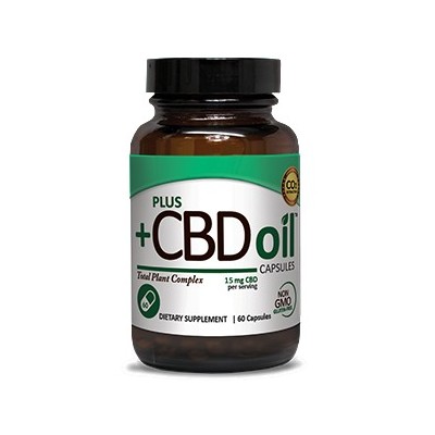 Plus CBD Oil Capsules 15mg 60 CAP