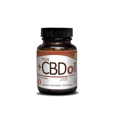 Plus CBD Oil 5 mg - Raw 30 Soft gels